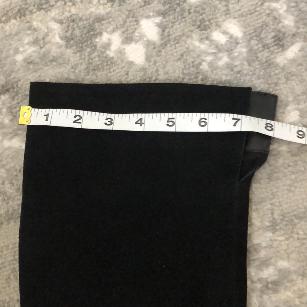 New ISAAC MIZRAHI Genuine Suede Moyen Yolanda Square Toe Over the knee boots - Picture 12 of 14